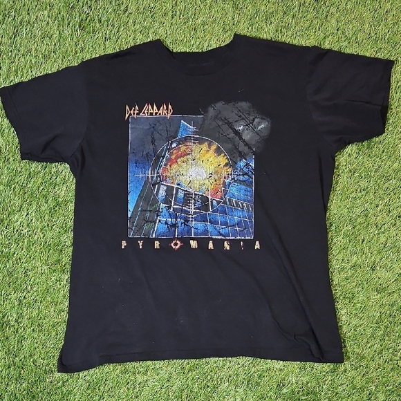 Black Band Tee Def Leppard Vintage - Picture 1 of 4